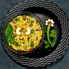 A picture of Corn Upma.