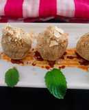 Chokha na balls (Rice balls)