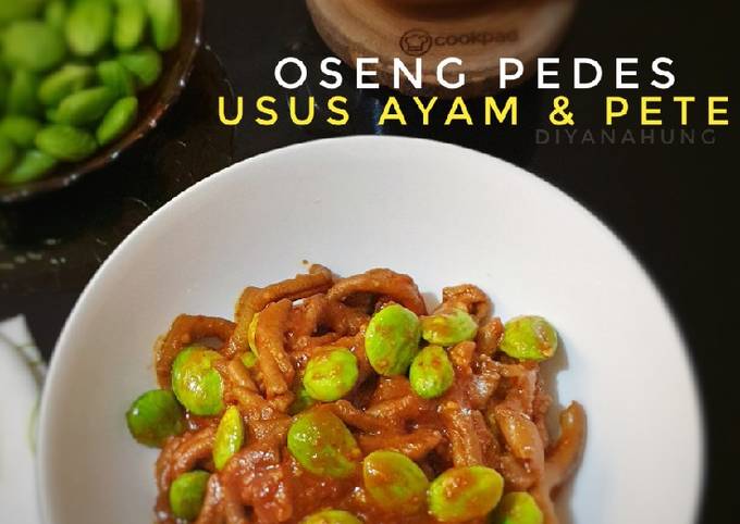 Bagaimana Membuat Oseng Pedas Usus Ayam Pete Anti Gagal