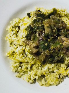 Foto resep Nasi goreng dendeng cabe hijau