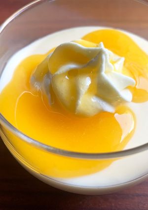 A picture of Lemon Bavarois.