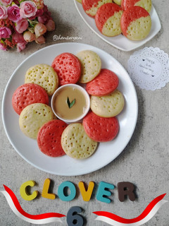 Foto resep 572. Serabi Merah Putih Kuah Kinca