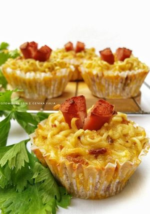 Foto resep Muffin Mie Panggang