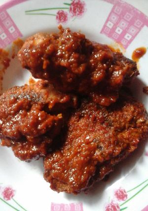 Foto resep Ayam Panggang Teflon Bumbu Rujak