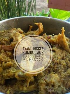 Foto resep Ayam ungkep bumbu laos