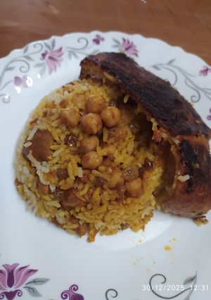 عکسی از دستور دوگون پلاوی (پلوی عروسی ترکیه)