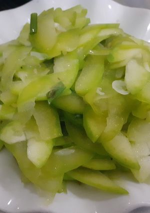 Hình của món Bí xào.