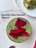 Healthy Chia Matcha Mousse