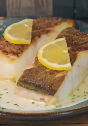 Une photo de Cabillaud à la Sauce Beurre Blanc