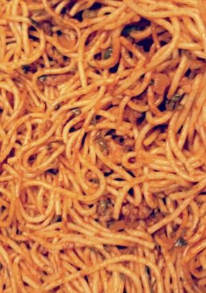 صورة لوصفة معكرونه بالفرن🍝🍅