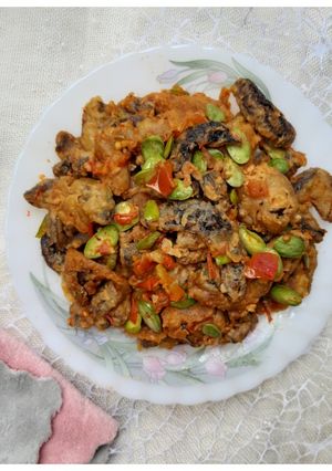 Foto resep Sambal Belut Petai Vegan