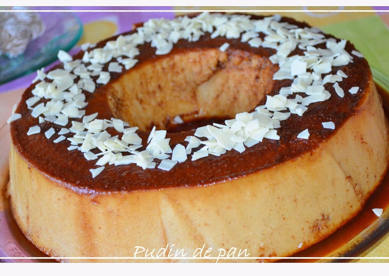 Pudín de pan. (Thermomix)