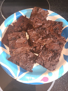 A picture of Black bean brownies.