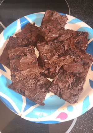A picture of Black bean brownies.