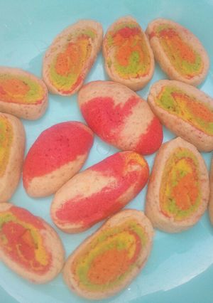A picture of Rainbow cookies.