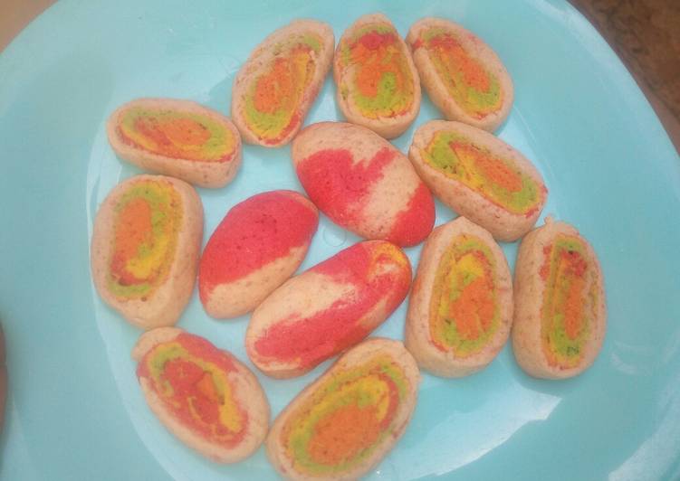 Easiest Way to Make Super Quick Homemade Rainbow cookies
