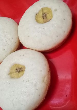 Foto resep Apem panggang topping pisang