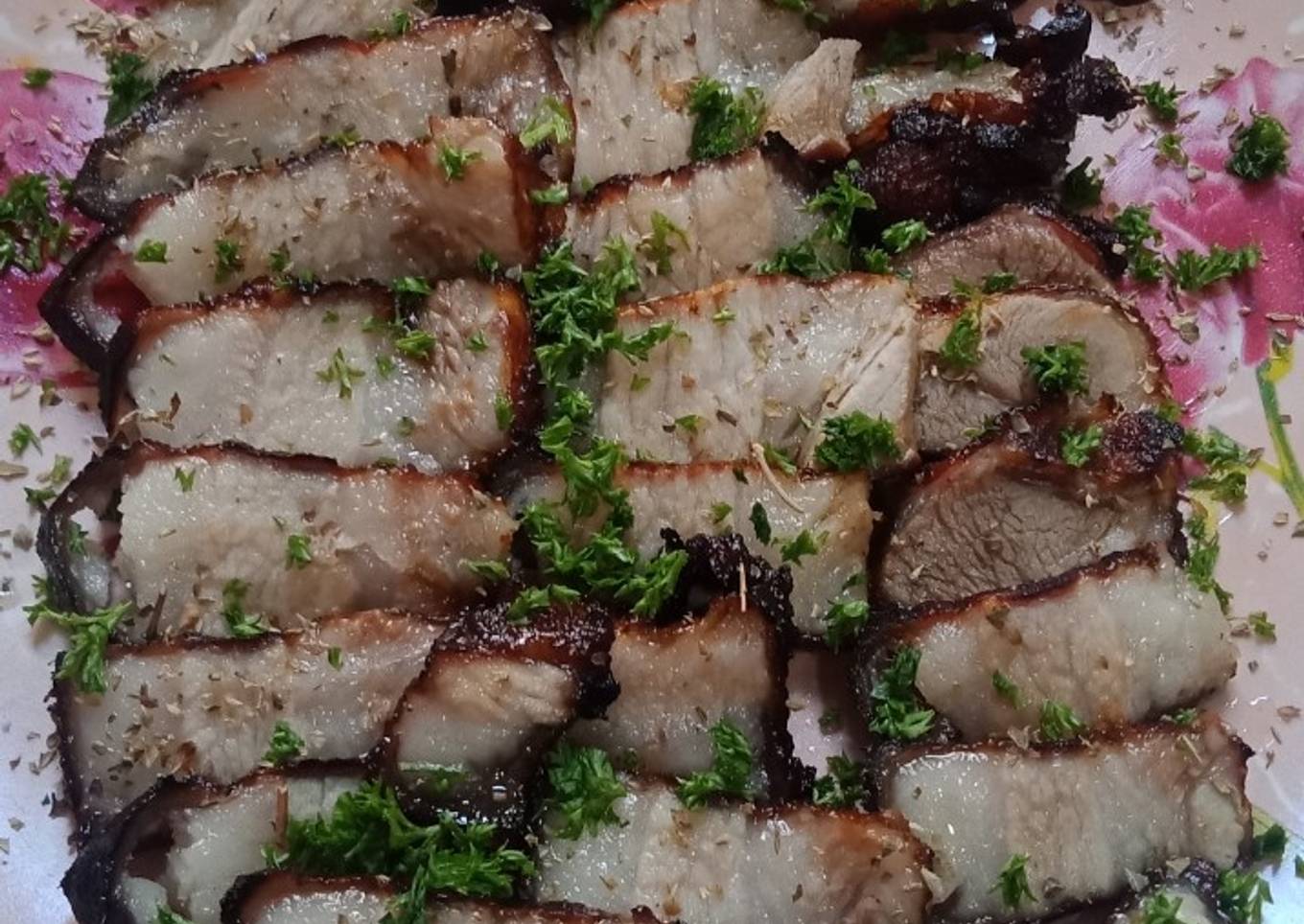 Pork Spread In Oyster Sauce