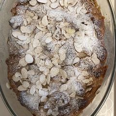 A picture of Croissant Pudding.
