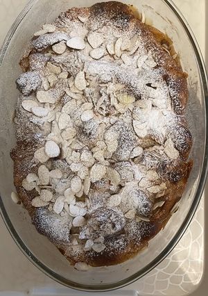 A picture of Croissant Pudding.