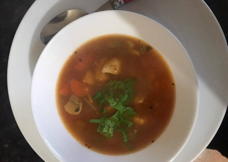 Recipe of Ultimate Chicken vegi soup
