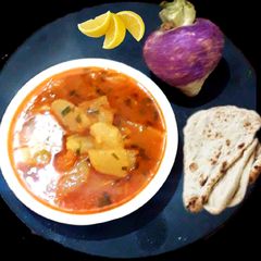 A picture of Turnip tomato curry(Gogdu ki sabji).