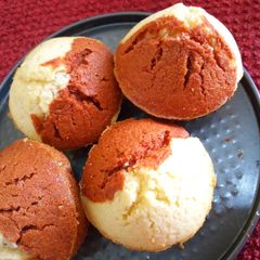 A picture of Half Chocolate Orange Cupcakes.