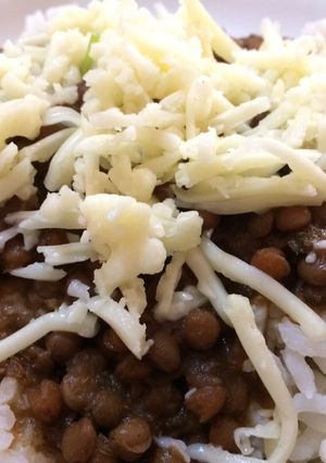 Una foto de Morisqueta de lentejas