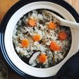 Mushrooms cooked with rice(Takikomi Gohan)