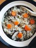 Mushrooms cooked with rice（Takikomi Gohan）