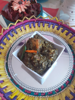 A picture of Palak Paneer.