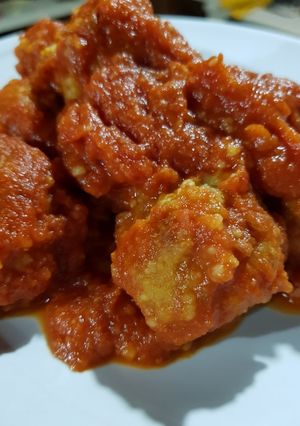 Foto di Polpette vegan di lenticchie al sugo