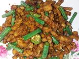 Orek Tempe Kacang panjang