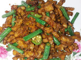 Orek Tempe Kacang panjang