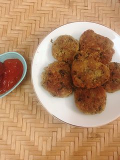 Hình của món Chả đậu gà rong biển.