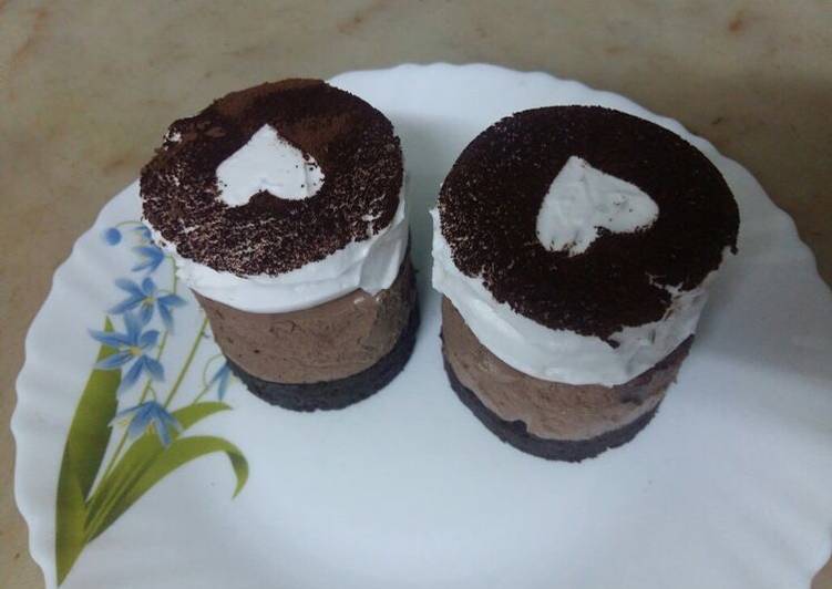 Recipe of Any-night-of-the-week Chocolate mousse cakes