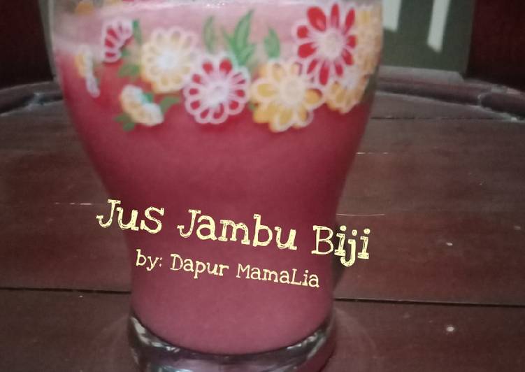 Cara menyajikan Jus Jambu Biji  Cepat