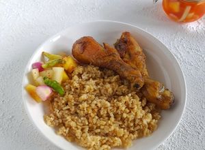 Foto resep Simple Nasi Kabsah ayam