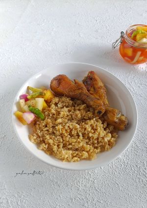 Foto resep Simple Nasi Kabsah ayam