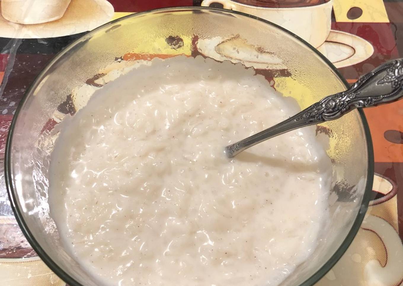 Arroz en leche de coco