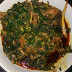A picture of Vegetable soup.