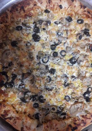 صورة لوصفة بيتزا 🥰🤤🍕🍕🍕