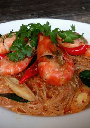 รูปของ ต้มยำกุ้งอบวุ้นเส้น