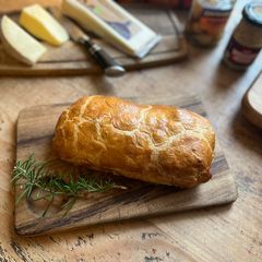 A picture of Mushroom and squash wellington.