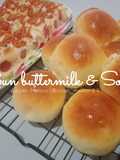 Bun buttermilk & sosej