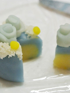 A picture of Nerikiri Wagashi: Party cake.