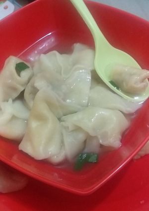 Foto resep Pangsit kuah ayam udang