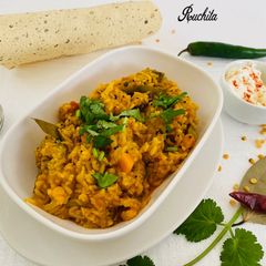 A picture of Vegetable Masala Khichdi.