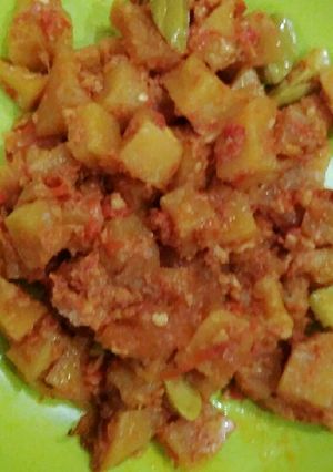 Foto resep Sambel Goreng Kentang petai(#tantanganakhirtahun#masakdtahunbaru