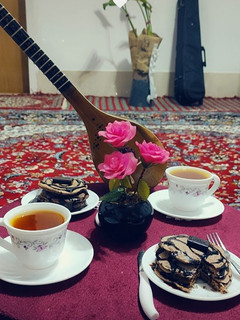 عکسی از دستور پنکیک شکلاتی